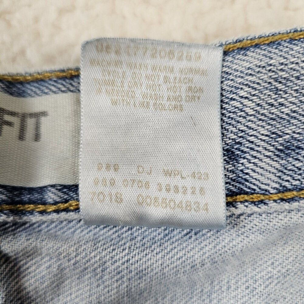 Levi's 550 Mens Jeans 38x34 Light Wash Relaxed Fit Straight Leg Y2K 100% Cotton - Picture 13 of 16
